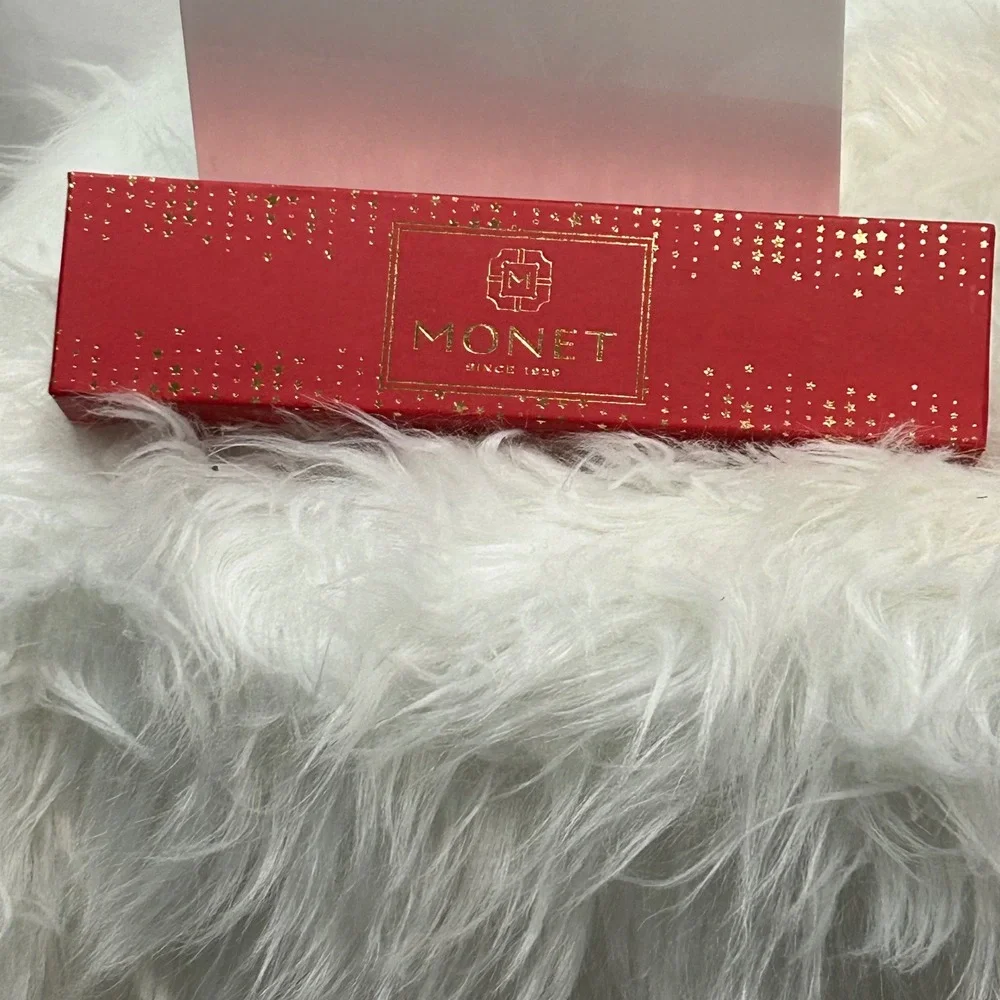 Monet Gold Tone Angel Charm Bookmark Gift‎ Boxed